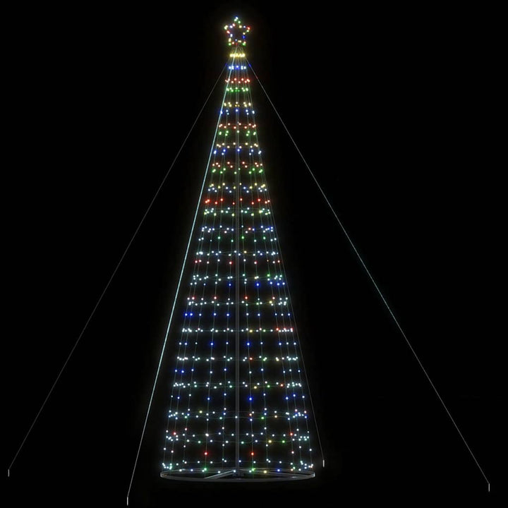 LED-juletræ 1534 LED'er 503 cm flerfarvet lys
