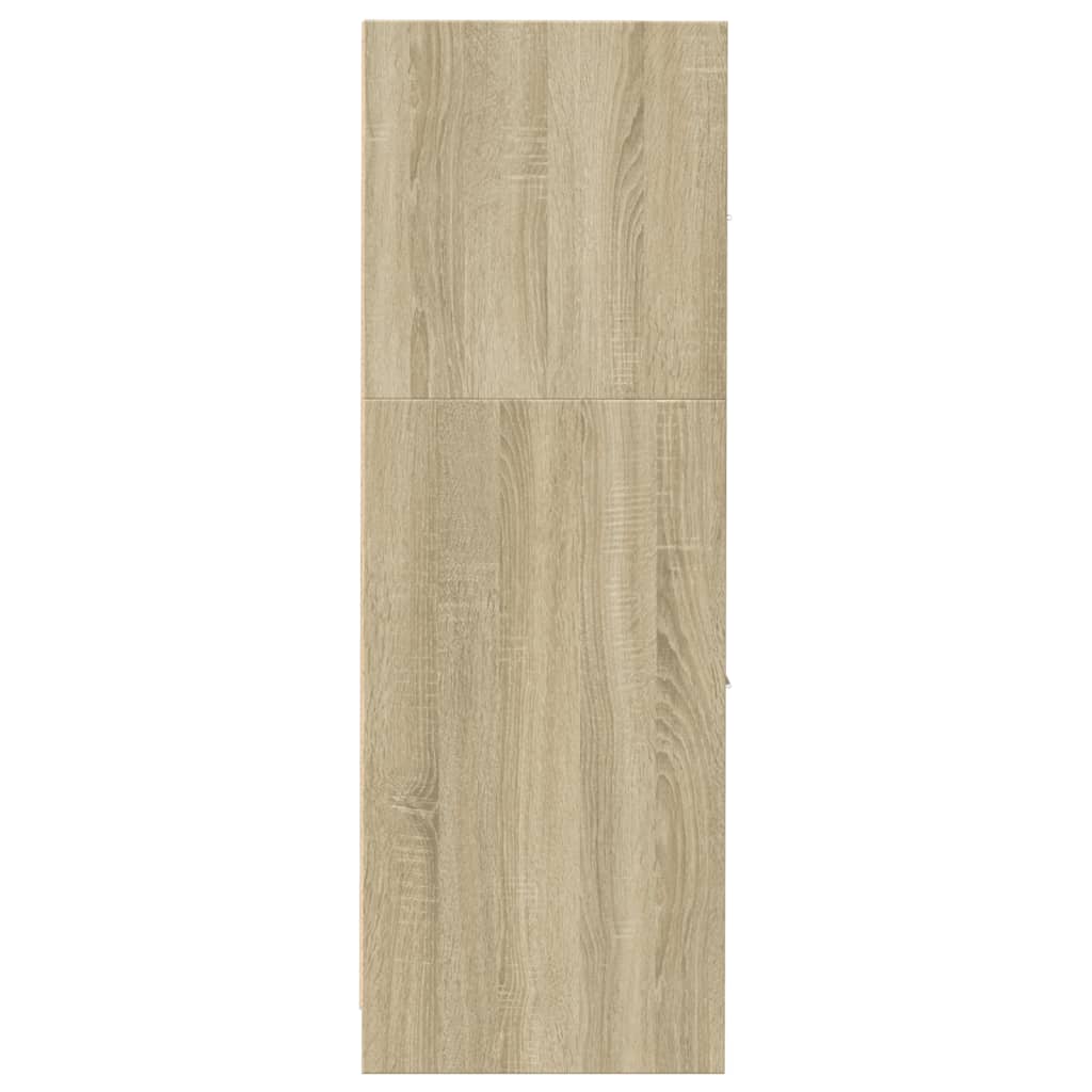 udtræksskab 30x41x118 cm konstrueret træ sonoma-eg