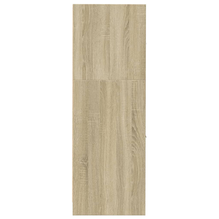 udtræksskab 30x41x118 cm konstrueret træ sonoma-eg