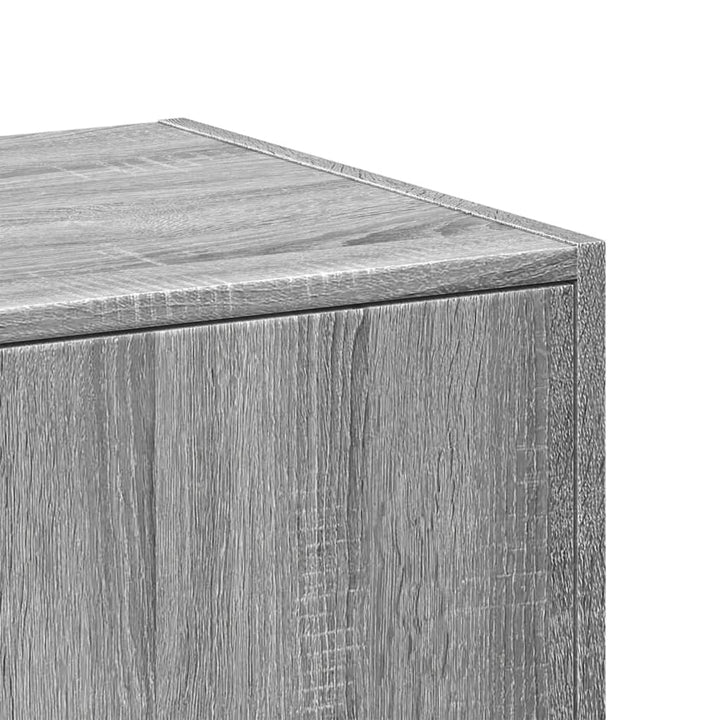apotekerskab 30x41x118 cm konstrueret træ grå sonoma-eg