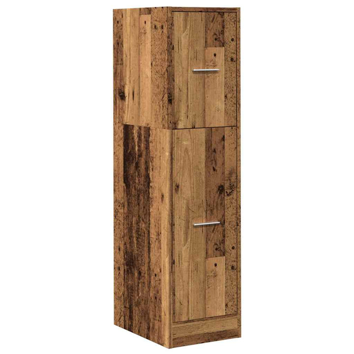 apotekerskab 30x41x118 cm konstrueret træ hvid