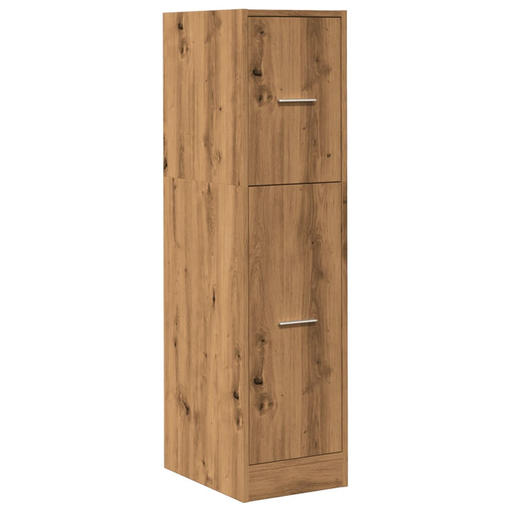 apotekerskab 30x41x118 cm konstrueret træ sonoma-eg