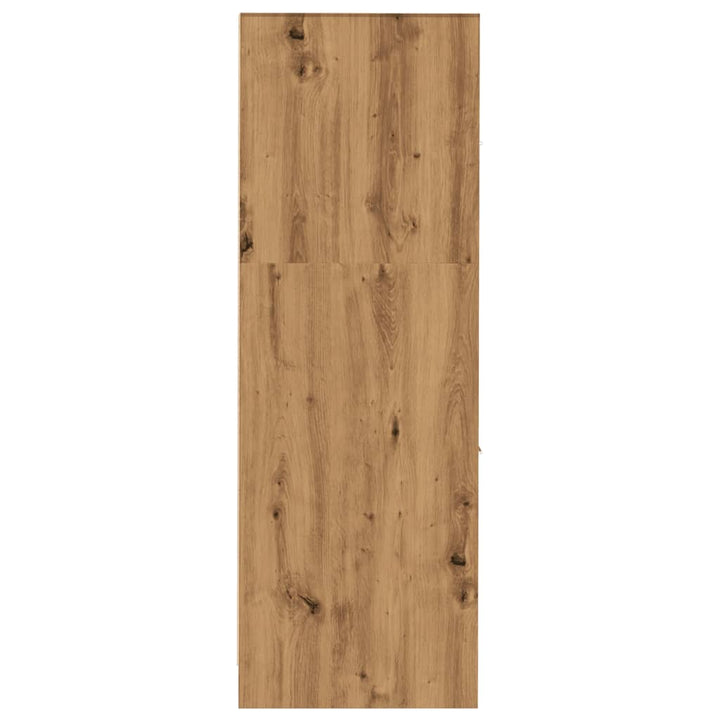 apotekerskab 30x41x118 cm konstrueret træ sonoma-eg