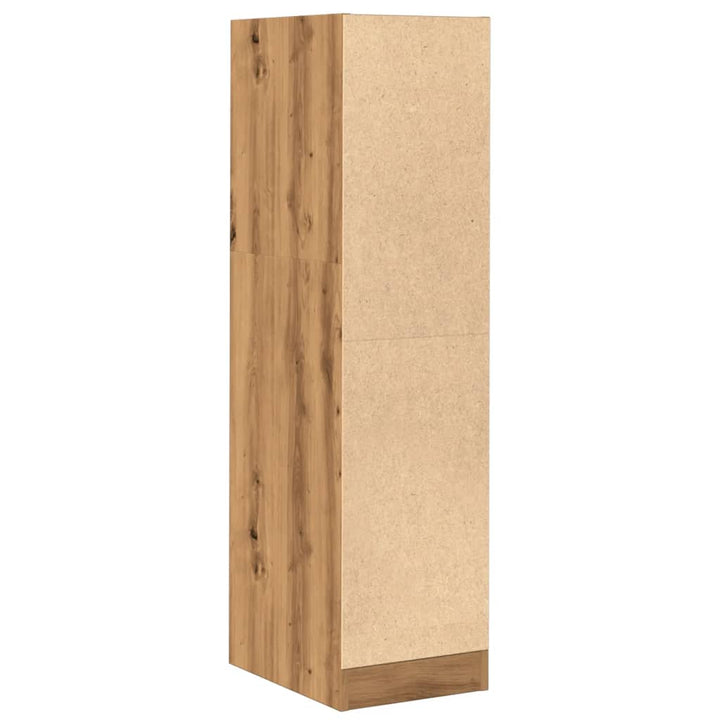apotekerskab 30x41x118 cm konstrueret træ sonoma-eg