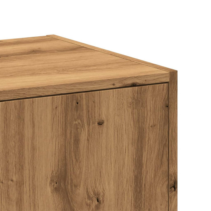 apotekerskab 30x41x118 cm konstrueret træ sonoma-eg
