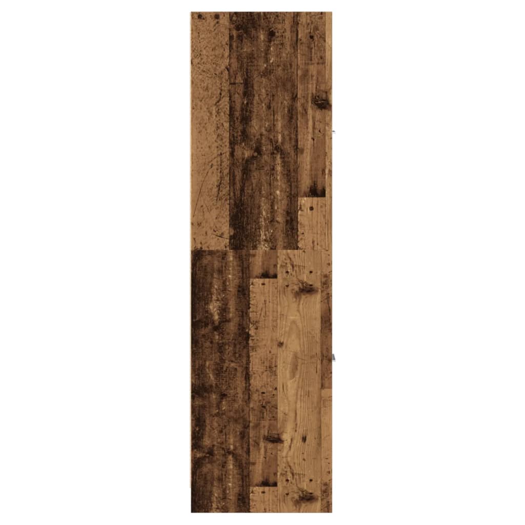apotekerskab 30x41x144,5 cm konstrueret træ gammelt træ-look