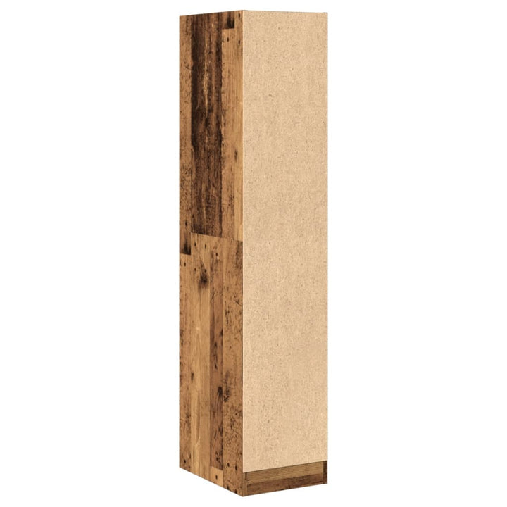apotekerskab 30x41x144,5 cm konstrueret træ gammelt træ-look