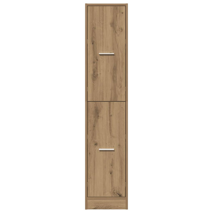apotekerskab kunstnerisk eg 30x41x144,5 cm konstrueret træ