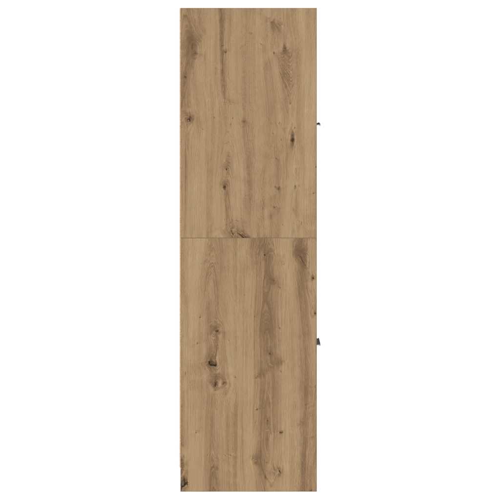 apotekerskab kunstnerisk eg 30x41x144,5 cm konstrueret træ