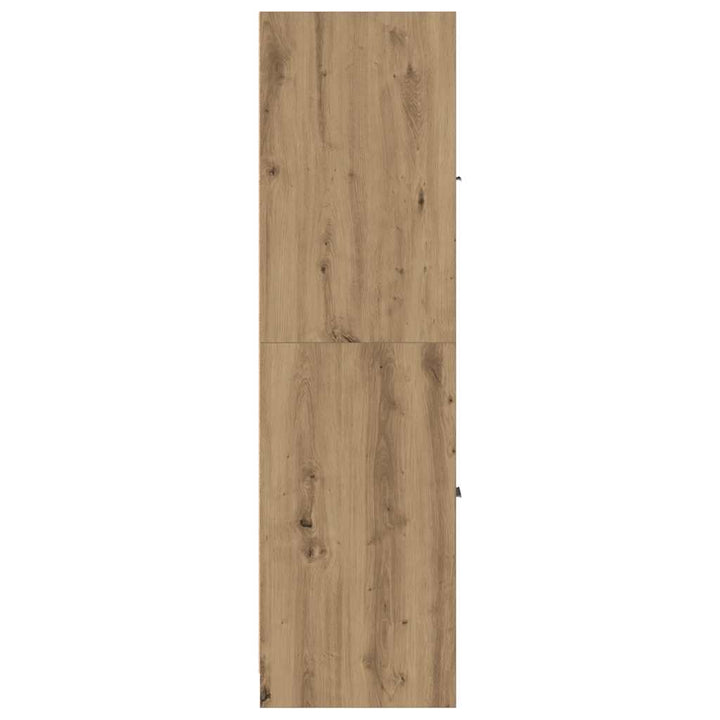 apotekerskab kunstnerisk eg 30x41x144,5 cm konstrueret træ