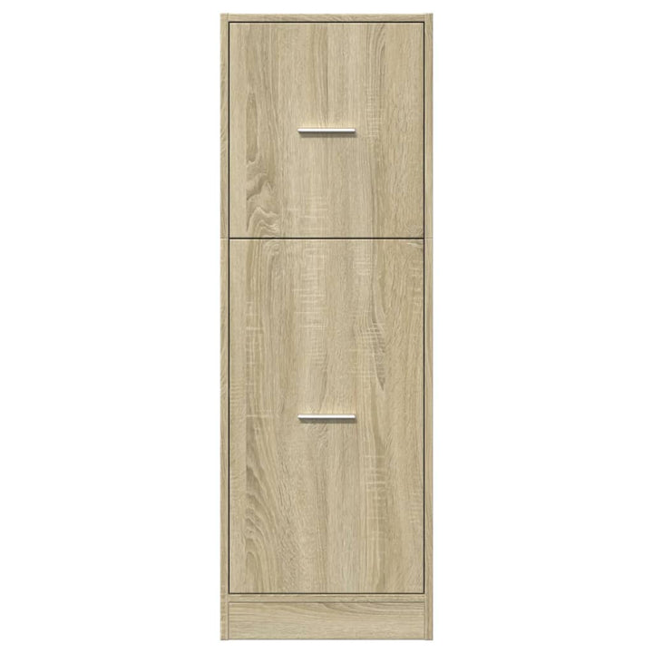 udtræksskab 40x41x118 cm konstrueret træ sonoma-eg