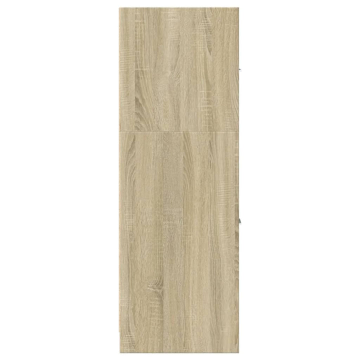 udtræksskab 40x41x118 cm konstrueret træ sonoma-eg