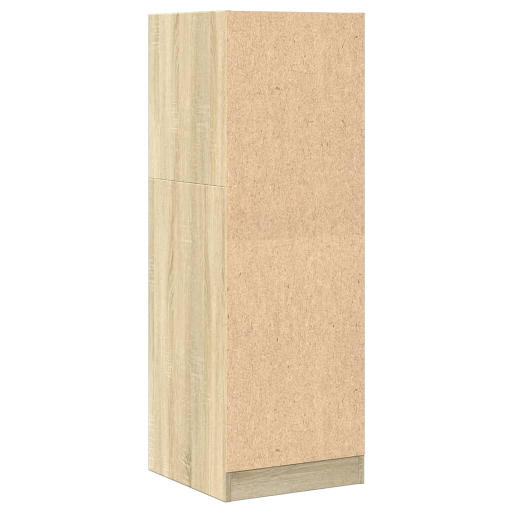 udtræksskab 40x41x118 cm konstrueret træ sonoma-eg
