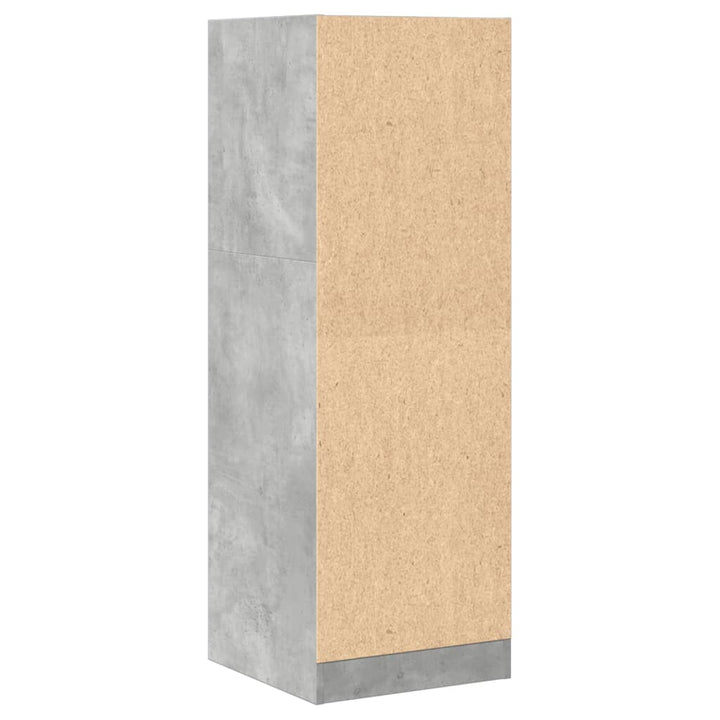 apotekerskab 40x41x118 cm konstrueret træ betongrå
