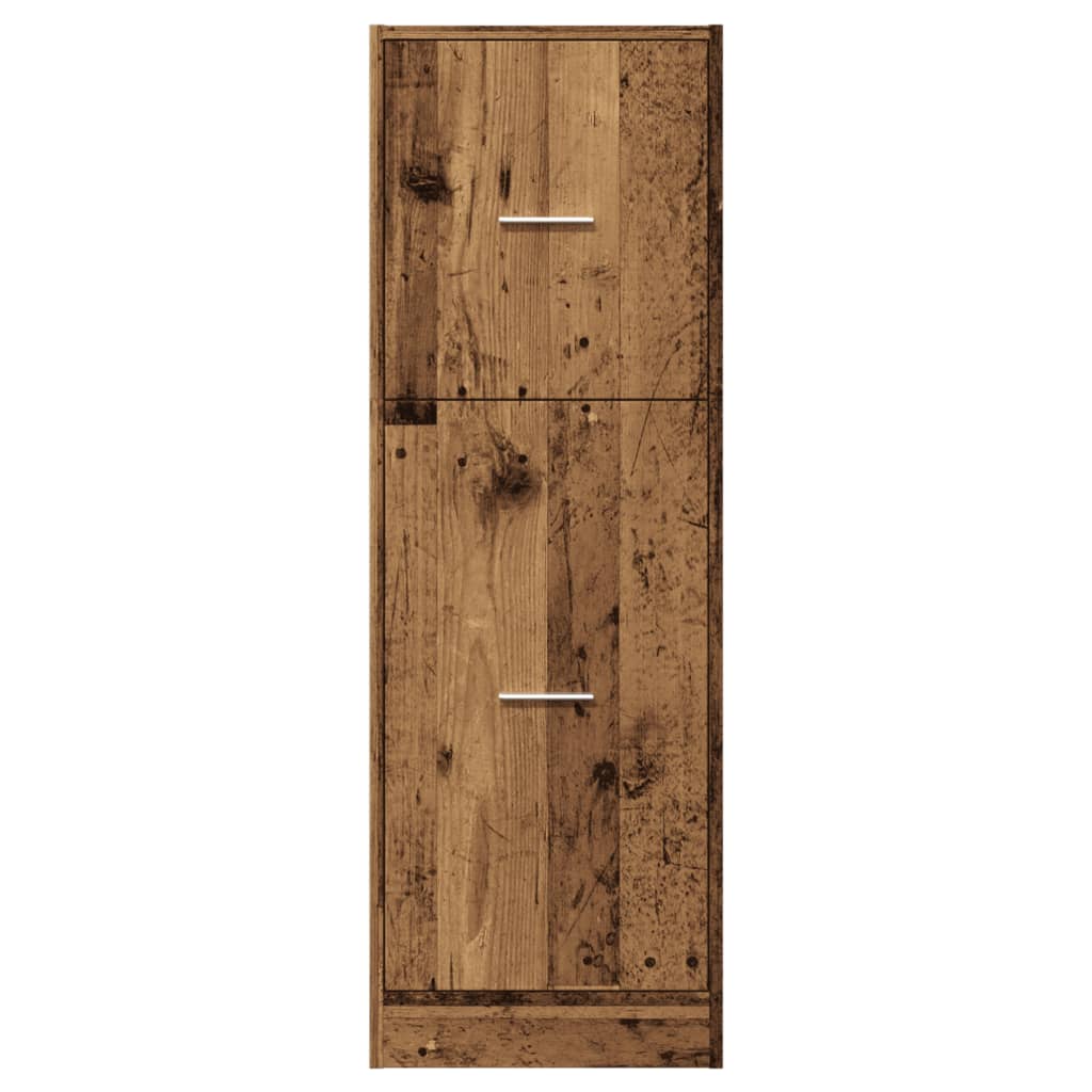 apotekerskab 40x41x118 cm konstrueret træ hvid