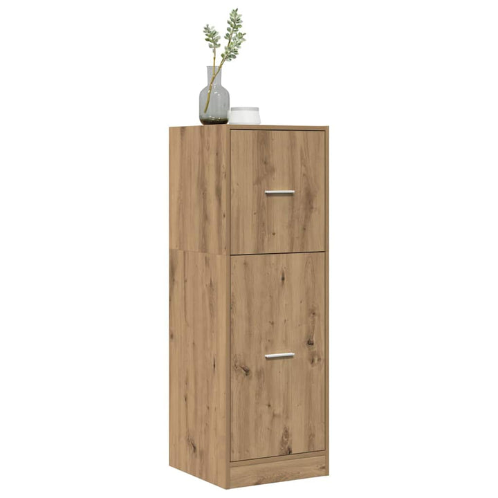 udtræksskab 40x41x118 cm konstrueret træ sonoma-eg
