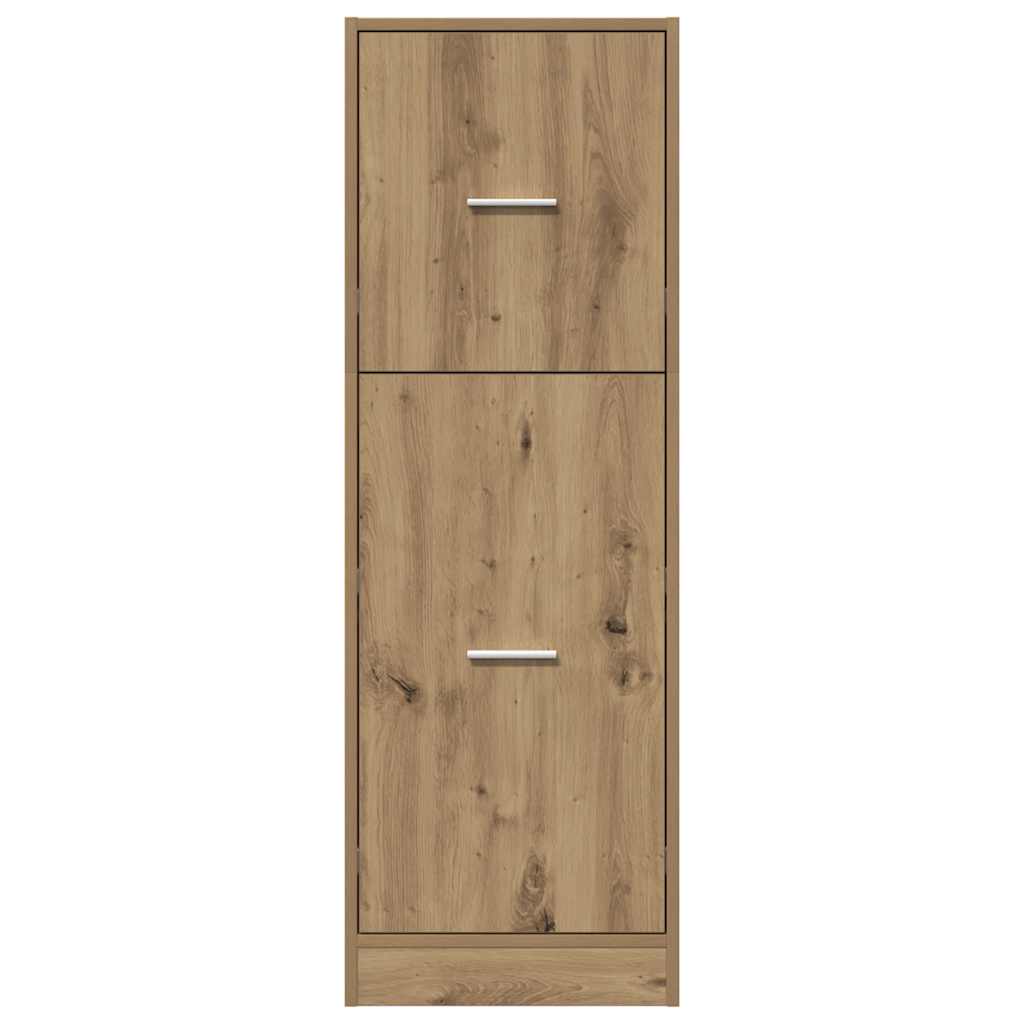 udtræksskab 40x41x118 cm konstrueret træ sonoma-eg