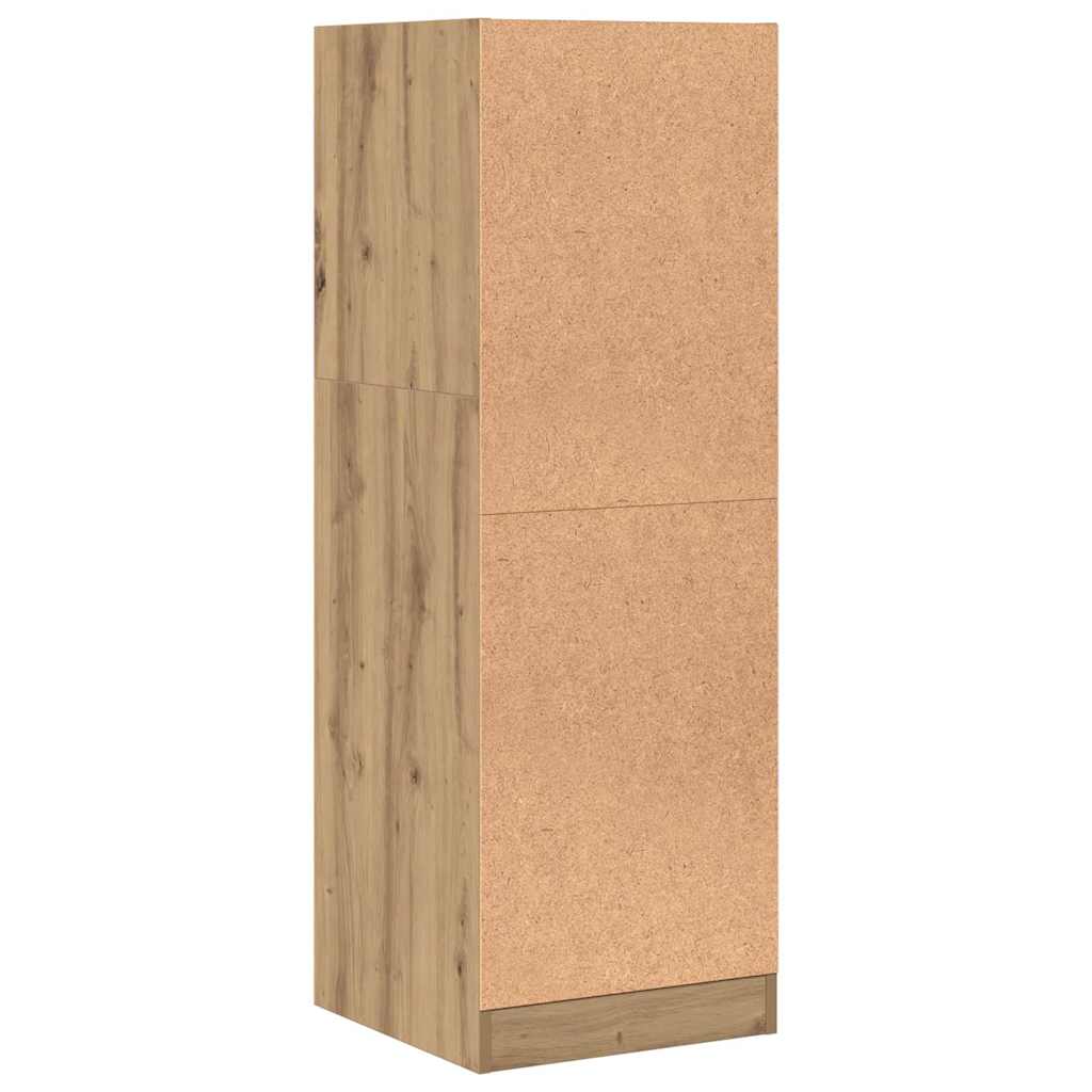 udtræksskab 40x41x118 cm konstrueret træ sonoma-eg
