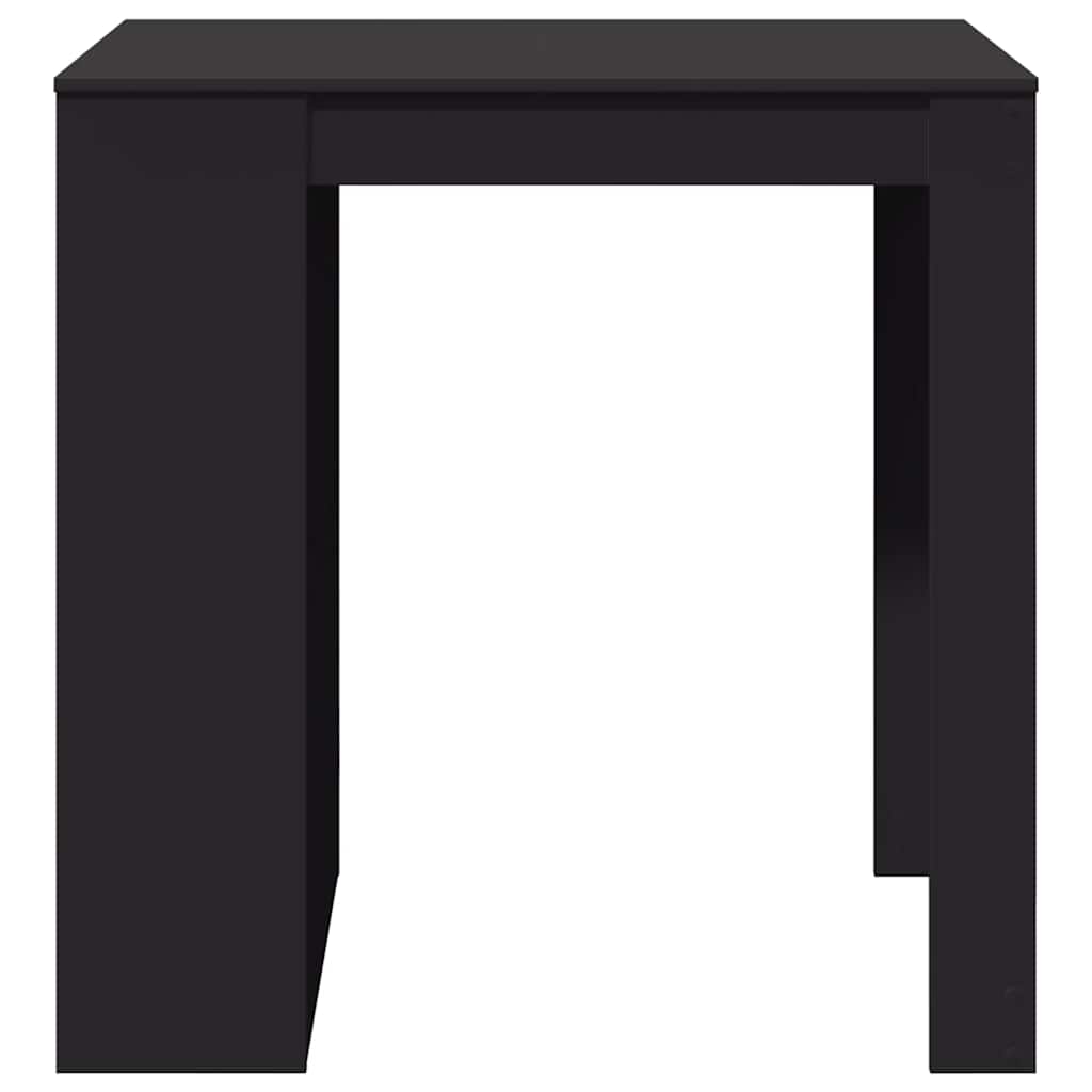 barbord 102x70x103,5 cm konstrueret træ sort