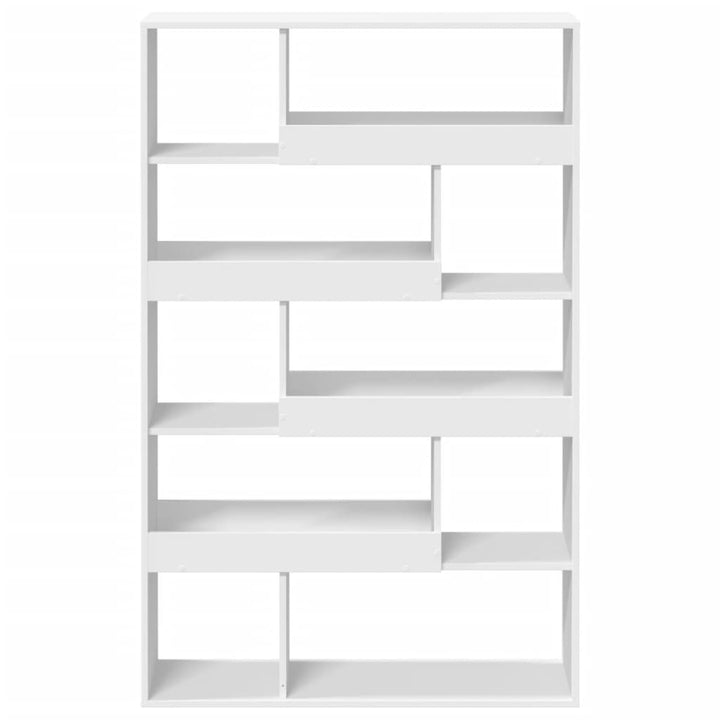 bogreol 100x33x156,5 cm konstrueret træ hvid