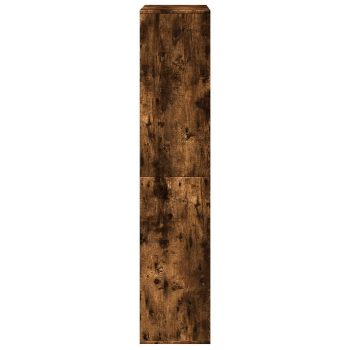 bogreol 100x33x156,5 cm konstrueret træ røget egetræsfarve