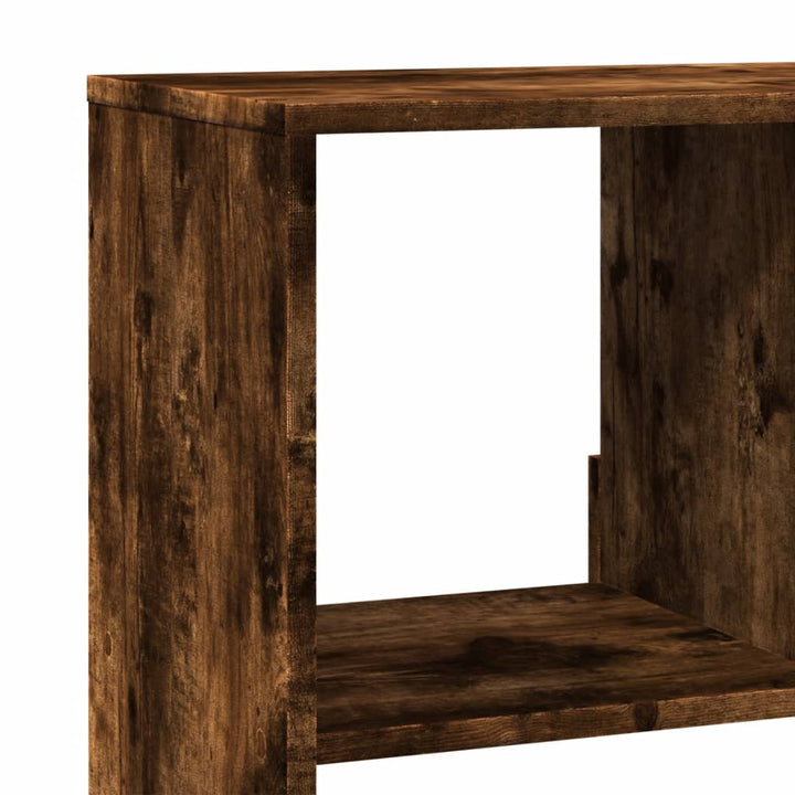 bogreol 100x33x156,5 cm konstrueret træ røget egetræsfarve