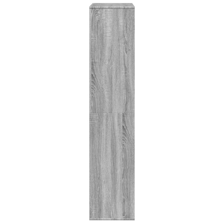 bogreol 100x33x156,5 cm konstrueret træ grå sonoma-eg