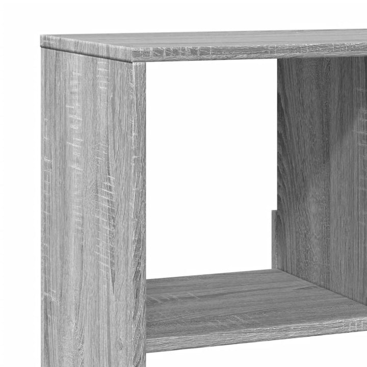 bogreol 100x33x156,5 cm konstrueret træ grå sonoma-eg