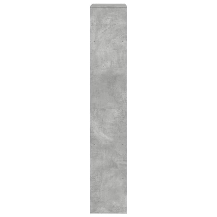 bogreol 100x33x187,5 cm konstrueret træ betongrå