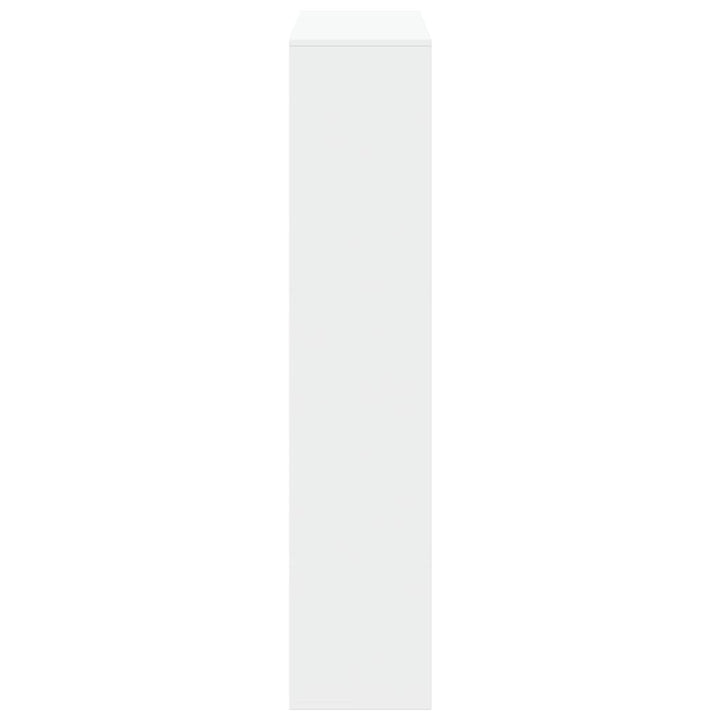 bogreol 100x33x156,5 cm konstrueret træ hvid
