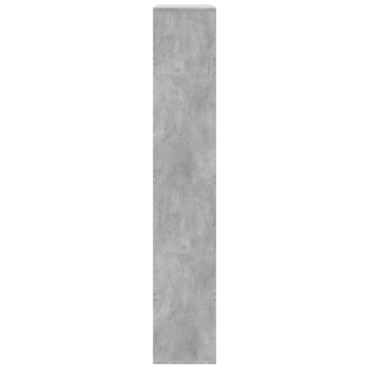 bogreol 100x33x187,5 cm konstrueret træ betongrå
