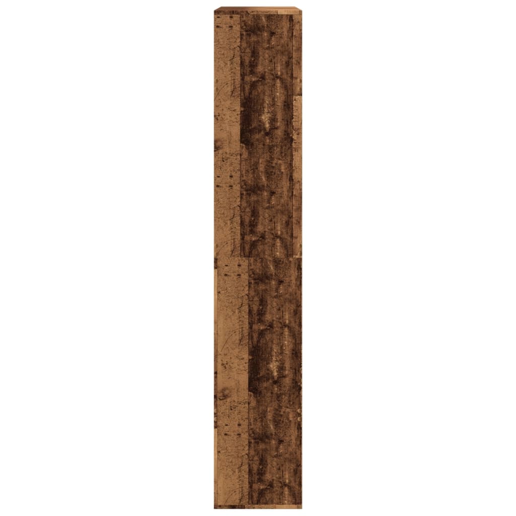 bogreol 100x33x187,5 cm konstrueret træ gammelt trælook