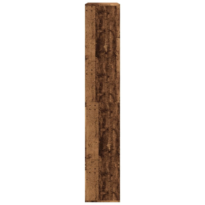 bogreol 100x33x187,5 cm konstrueret træ gammelt trælook