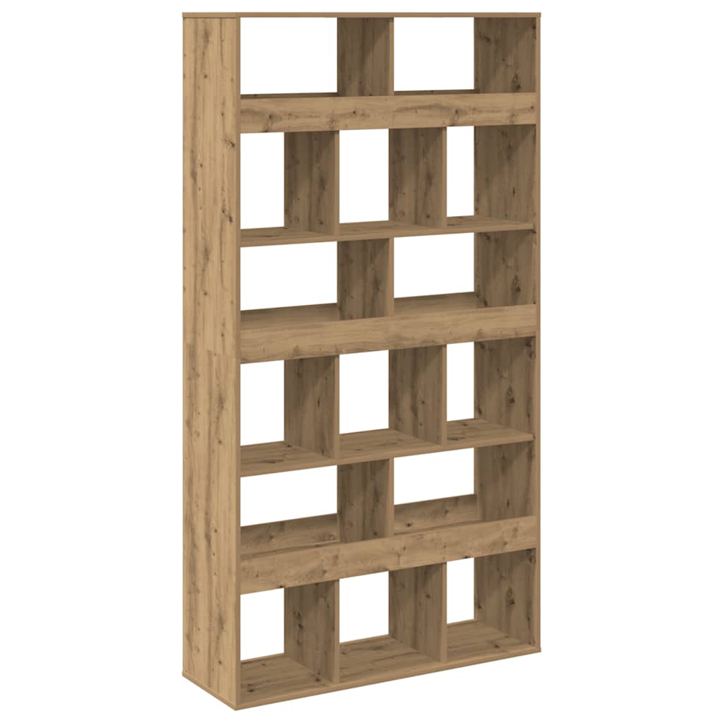 bogreol 100x33x187,5 cm konstrueret træ kunsteg
