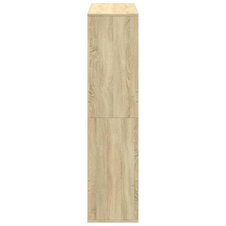 bogreol 100x33x135 cm konstrueret træ sonoma-eg