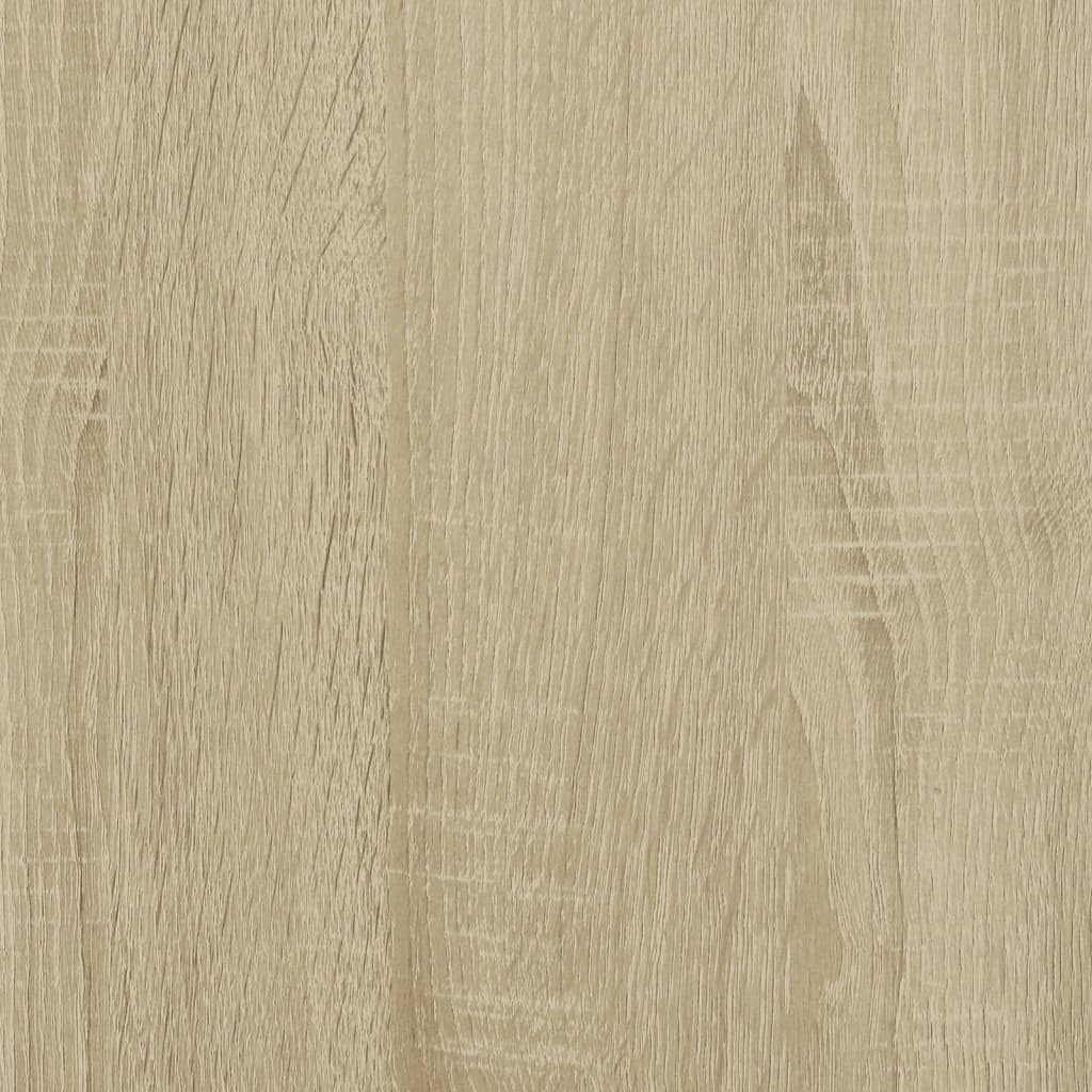 bogreol 100x33x135 cm konstrueret træ sonoma-eg