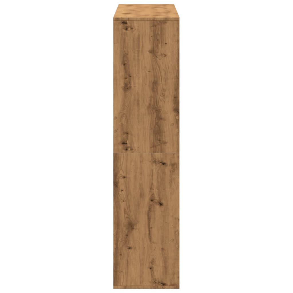 bogreol 100x33x135 cm konstrueret træ kunsteg
