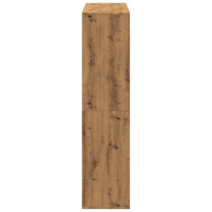 bogreol 100x33x135 cm konstrueret træ kunsteg