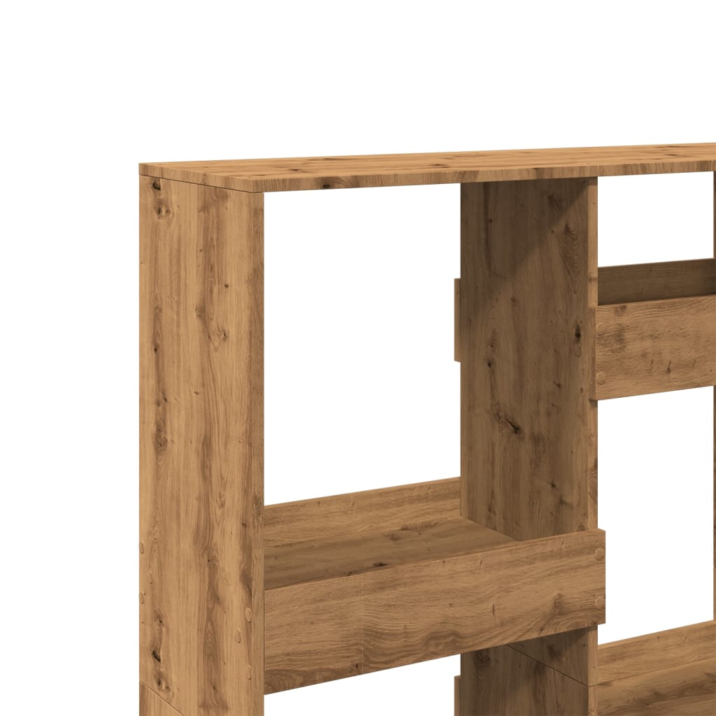 bogreol 100x33x135 cm konstrueret træ kunsteg
