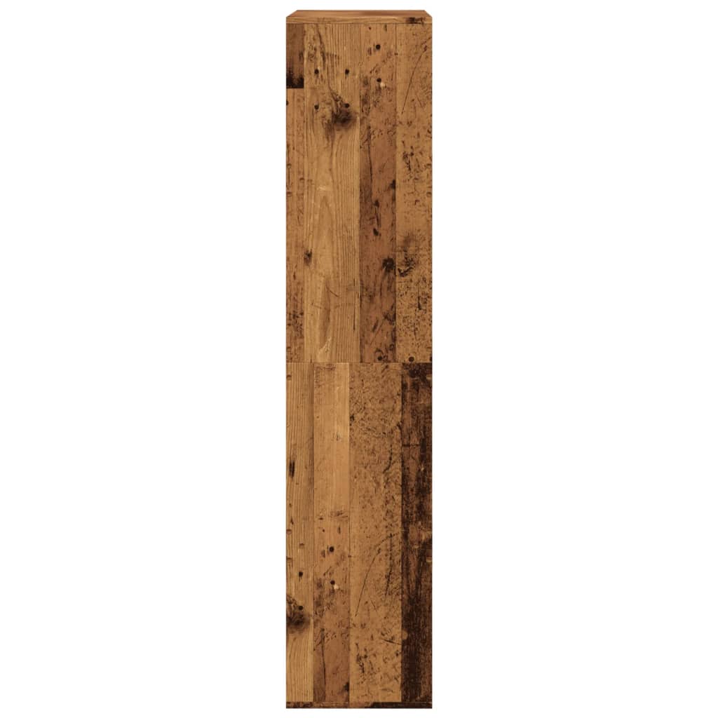 bogreol 100x33x155,5 cm konstrueret træ antikt træ