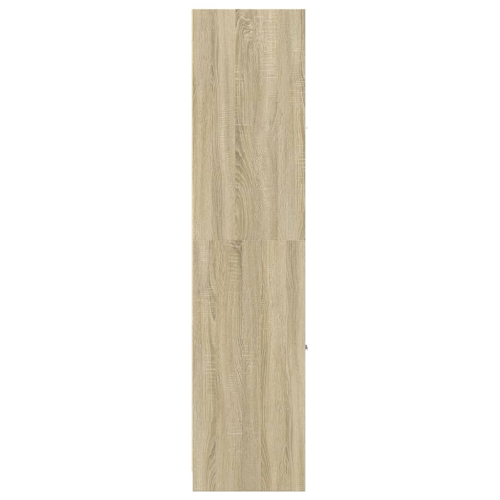 apotekerskab 30x41x174,5 cm konstrueret træ sonoma-eg