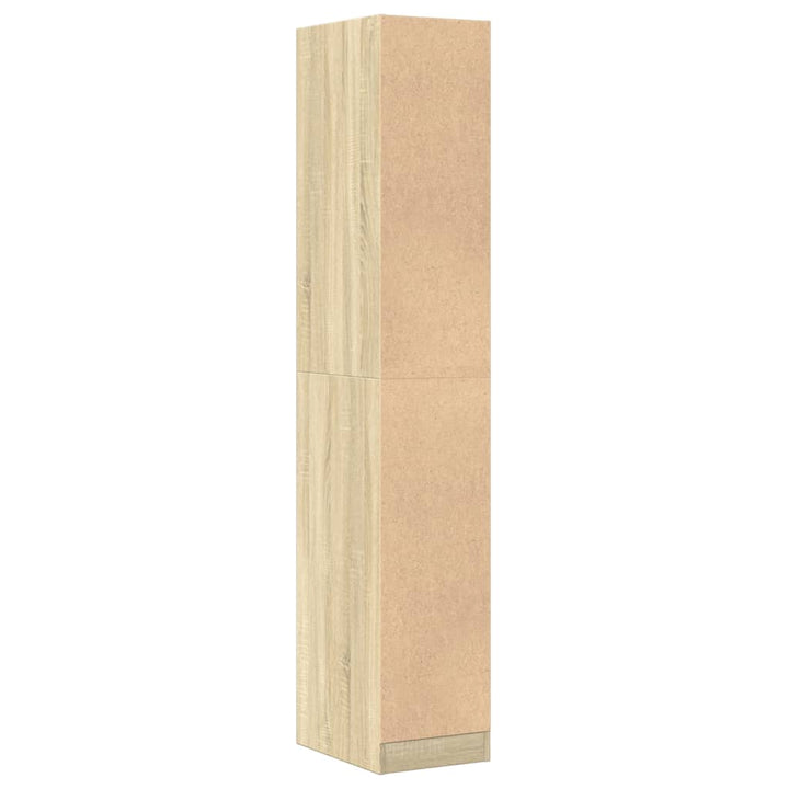 apotekerskab 30x41x174,5 cm konstrueret træ sonoma-eg