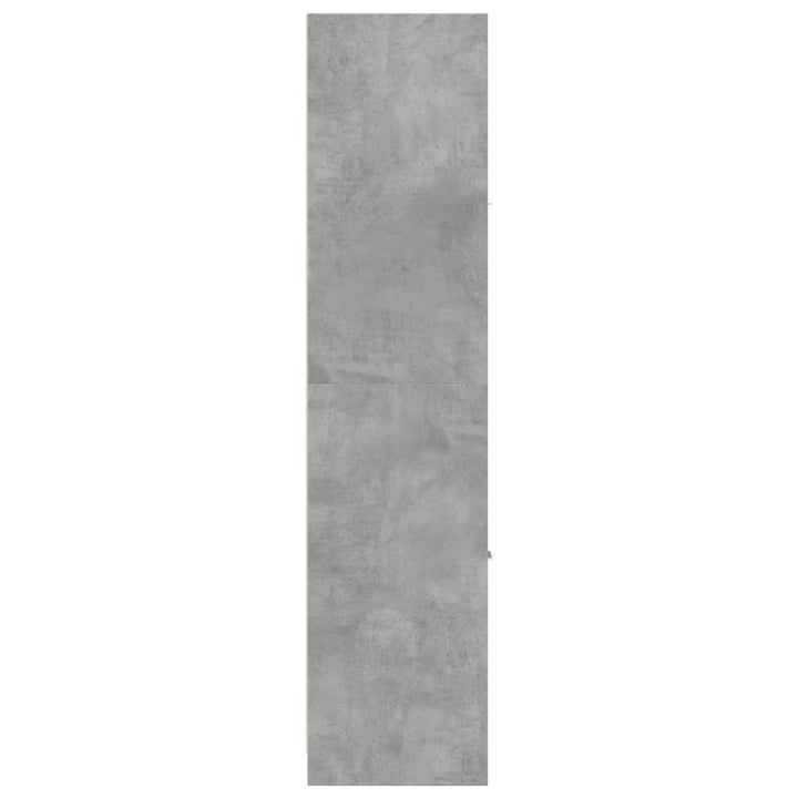 apotekerskab 30x41x174,5 cm konstrueret træ betongrå