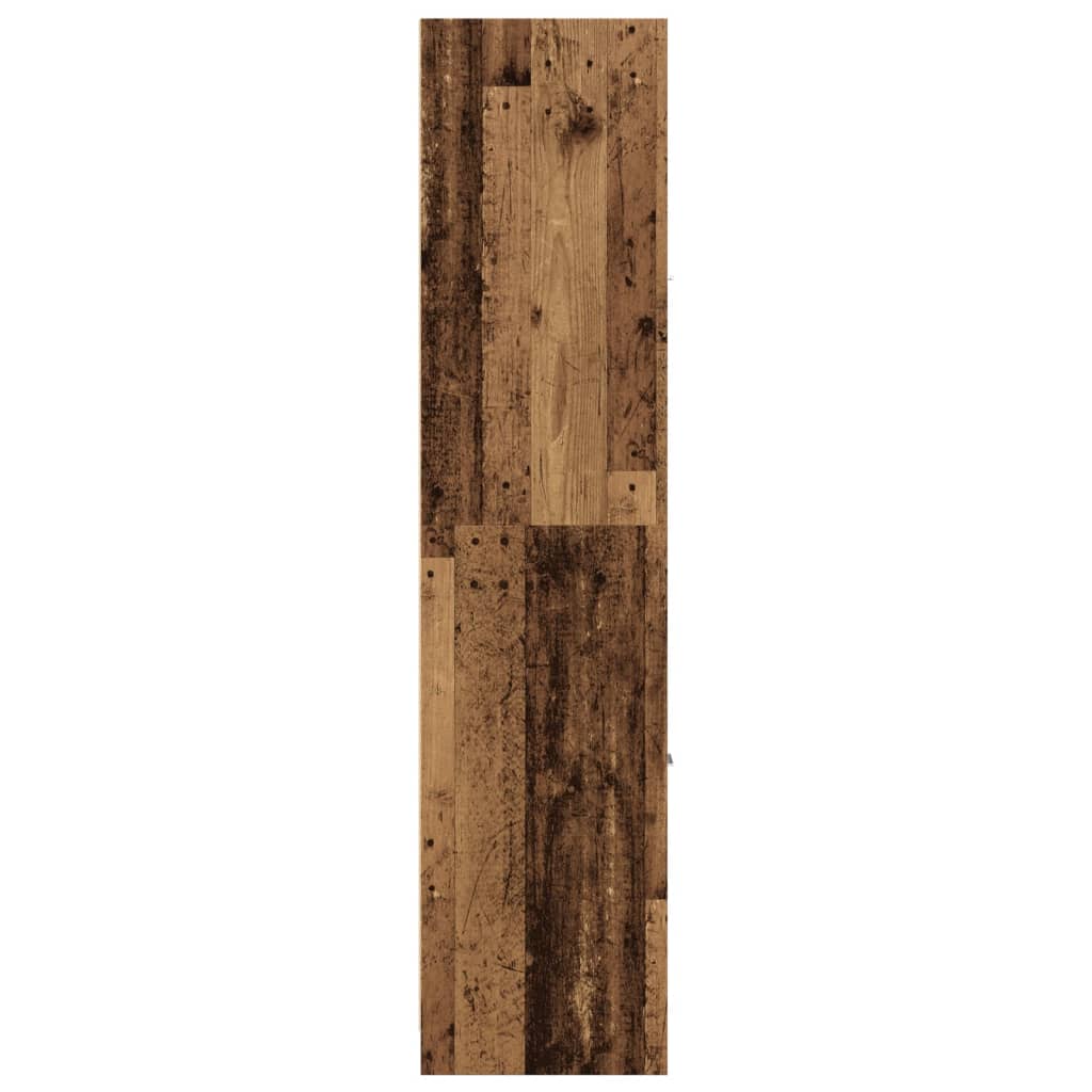 apotekerskab 30x41x174,5 cm konstrueret træ gammelt træ-look