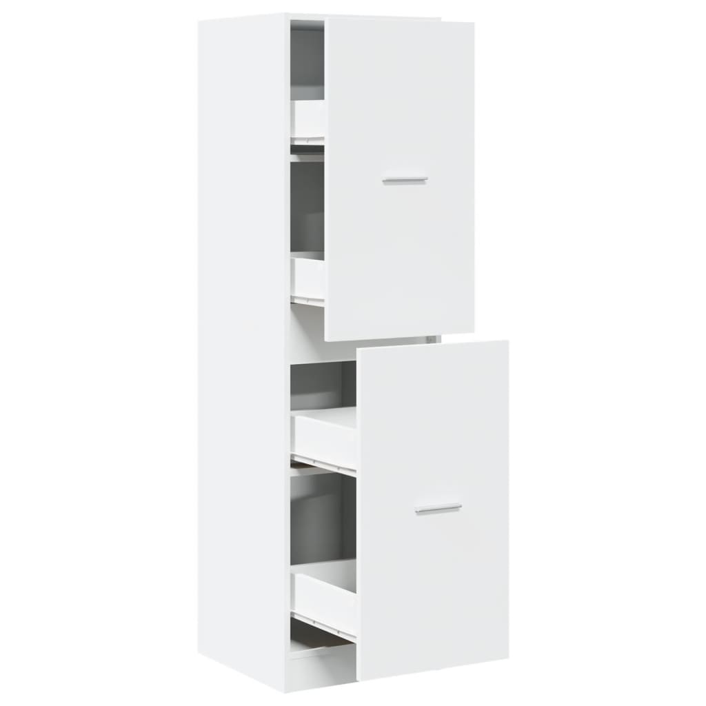 apotekerskab 40x41x144,5 cm konstrueret træ hvid