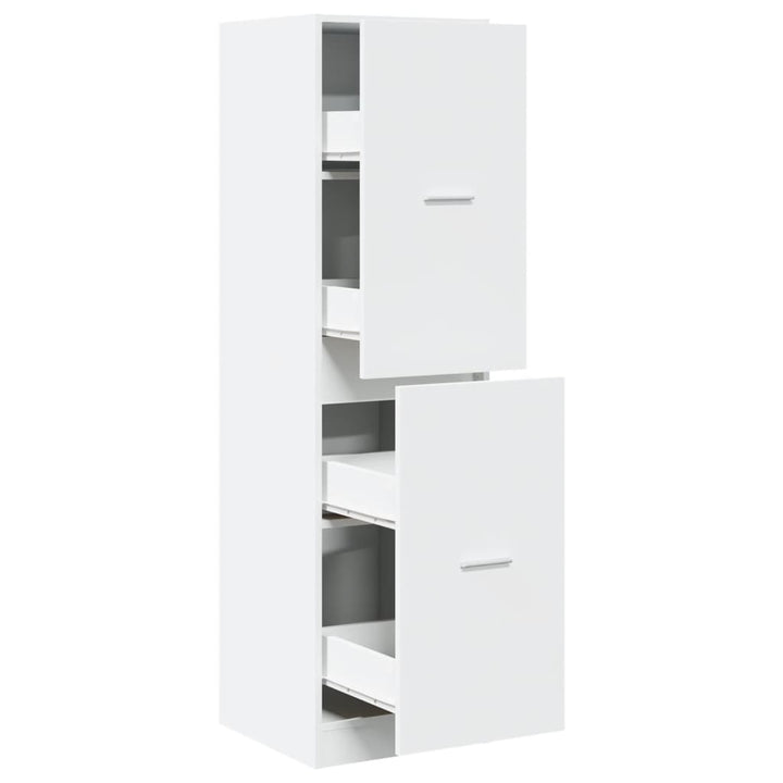 apotekerskab 40x41x144,5 cm konstrueret træ hvid