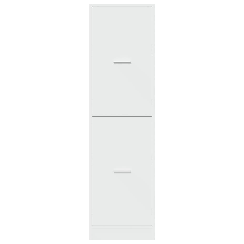 apotekerskab 40x41x144,5 cm konstrueret træ hvid