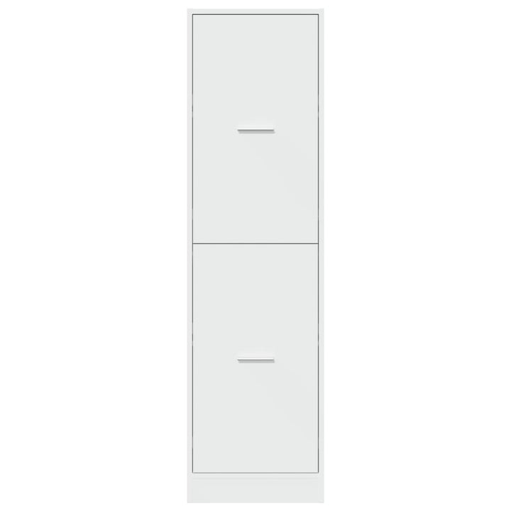 apotekerskab 40x41x144,5 cm konstrueret træ hvid