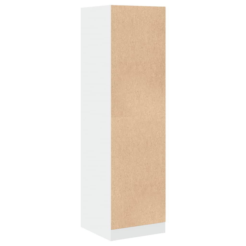 apotekerskab 40x41x144,5 cm konstrueret træ hvid
