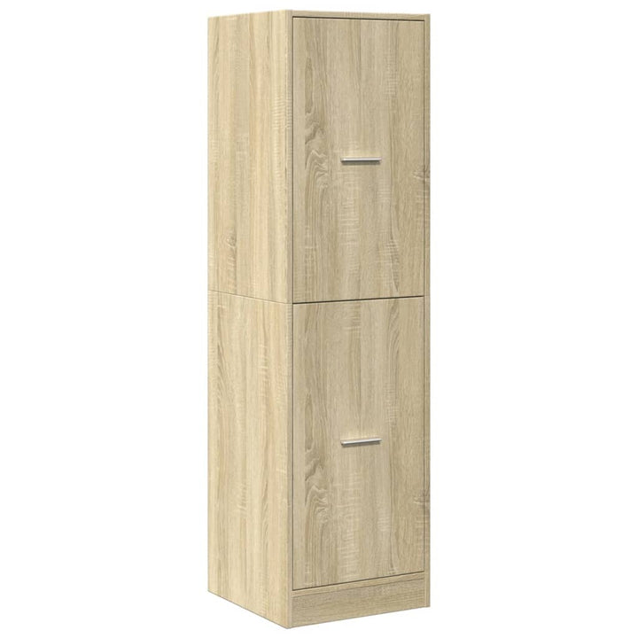apotekerskab 40x41x144,5 cm konstrueret træ sonoma-eg